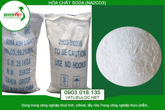 Hóa chất SODA NA2CO3 - Vật Liệu Lọc Nước Xuyên Việt - Công Ty TNHH Môi Trường Xuyên Việt